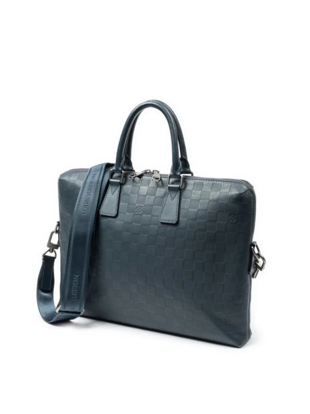 Louis Vuitton Porte Documents Jour Navy Damier Infini